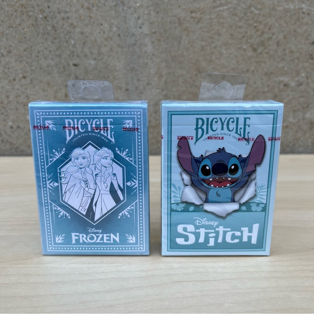 Disney Frozen & Stitch Playing Cards by Bicycle - Bundle